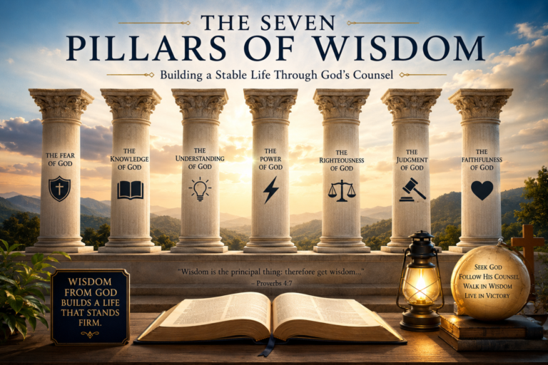 The Seven Pillars of Wisdom: Building a Stable Life Through God’s Counsel